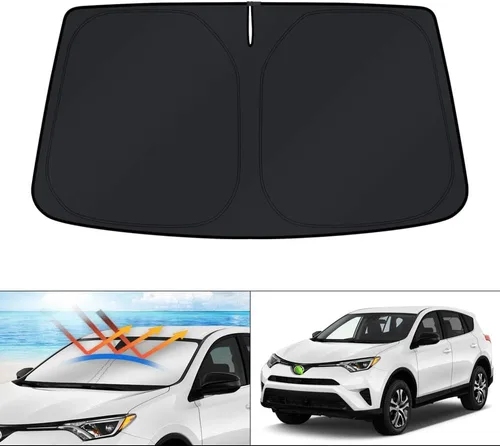 Vista 82 de KUST Parasol para parabrisas para BMW X1 F48 2016, 2017, 2018, 2019, 2020, 2021, 2022, accesorios de ajuste personalizado, parasol plegable