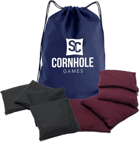 Vista 11 de Bolsas de cornhole resistentes al clima (juego de 8) - Tamaño/peso profesional de regulación (16 oz) - Uso en tableros de cornhole profesionales