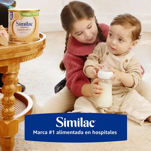 Vista 6 de Similac Advance Lamehadrin - Fórmula infantil (paquete de 4) con certificado Badatz, Kosher, fórmula para bebés, polvo, lata de 24.7 onzas