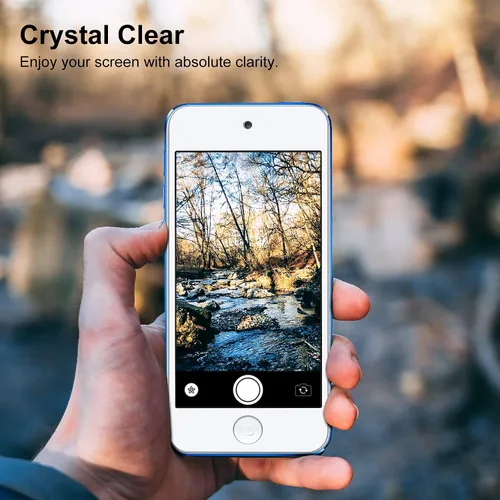 Vista 5 de iVoler [vidrio templado] Protector de pantalla compatible con iPod Touch 7G 2019 6G 5G (7ª 6ª 5ª generación), 0.008 in, dureza 9H ultra fino 2.5D