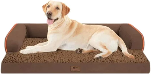 Vista 36 de Cama pequeña para perros y gatos, cama ortopédica impermeable para perros pequeños, cama de gato, cómodo sofá para mascotas, sofá cama con funda