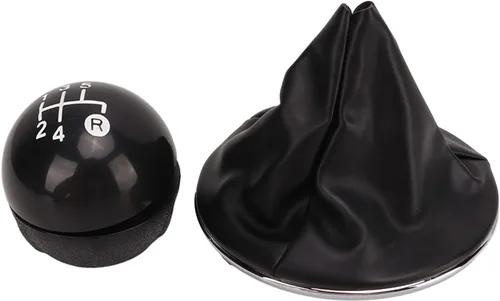 Fydun Kit de pomo de palanca de cambios manual, perilla de palanca de cambios de coche de 5 velocidades, pomo de palanca de cambios de maletero con