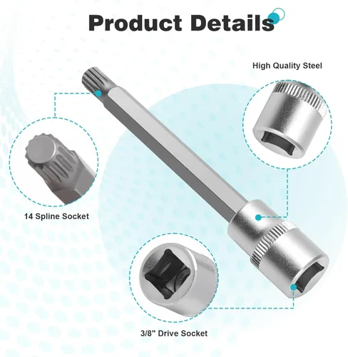 Vista 5 de FEITON Herramientas de extracción de transmisión de doble embrague Herramienta de desbloqueo y reinicio del motor del actuador de embrague para Ford