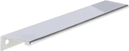 Vista 12 de Richelieu Hardware BP98982510 Lincoln Collection 1 pulgada (25 mm) de centro a centro Manija de tirador de borde de gabinete y cajón de aluminio