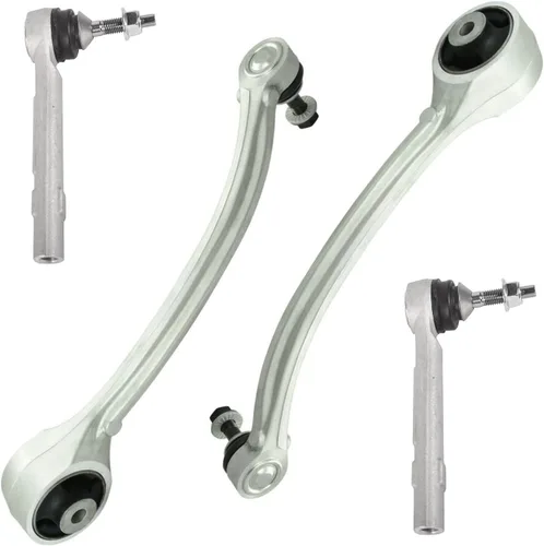 Vista 98 de Detroit Axle - Ejes de eje delantero izquierdo derecho CV + brazos de control delanteros inferiores de repuesto para Ford Focus 2000-2004 - Juego