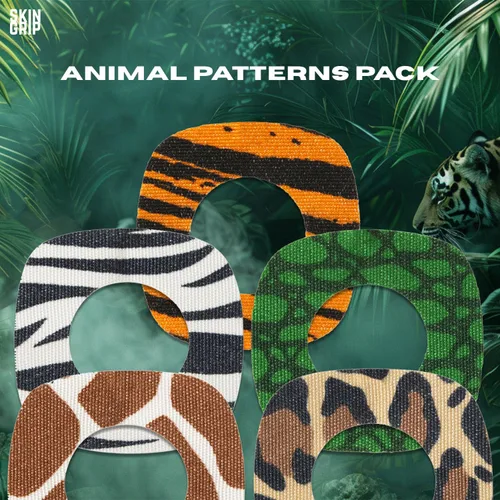 Vista 7 de Skin Grip Parches adhesivos para Dexcom G7 y Stelo CGM con recorte, cubierta impermeable y resistente al sudor para sensor continuo de monitor