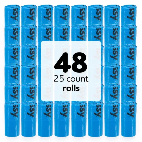 Vista 2 de Sassy Sassy - Bolsas de pañales desechables, 1200 unidades, color azul, talla única