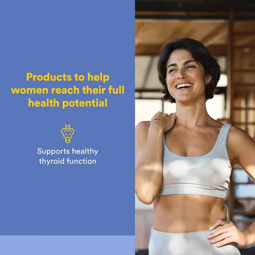 Vista 2 de WomenSense ThyroSense by Natural Factors, Natural Supplement to Support Healthy Thyroid Function, Vegetarian, Non-GMO, 60 capsules (30 servings)