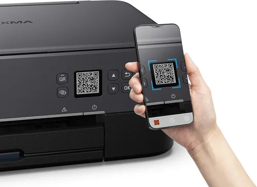 Vista 6 de Canon TS5320 Impresora inalámbrica todo en uno, escáner, copiadora con AirPrint, negro, lista para reposición de Yaxa Dash