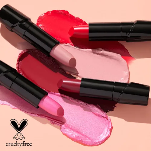 Vista 4 de wet n wild - Lápiz labial con acabado sedoso, color labial hidratante rico y acumulable, formulado con vitaminas A, E y macadamia para una Un breve