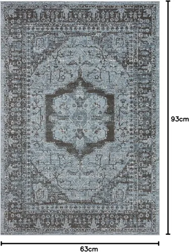 Vista 117 de Loloi Colección Odette ODT-06 - Alfombra de pasillo, 2 pies 7 pulgadas x 10 pies 0 pulgadas, cielo/multi