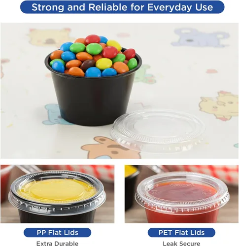 Vista 6 de Karat FP-PPC050 0.5 oz. Vasos de papel para porciones (caja de 5000)