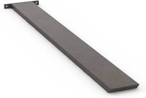 Vista 25 de Soportes de Hierro - Soporte Oculto para Encimera de Isla - Soportes Resistentes para Encimeras de Granito - Soportes de Acero para Isla de Cocina