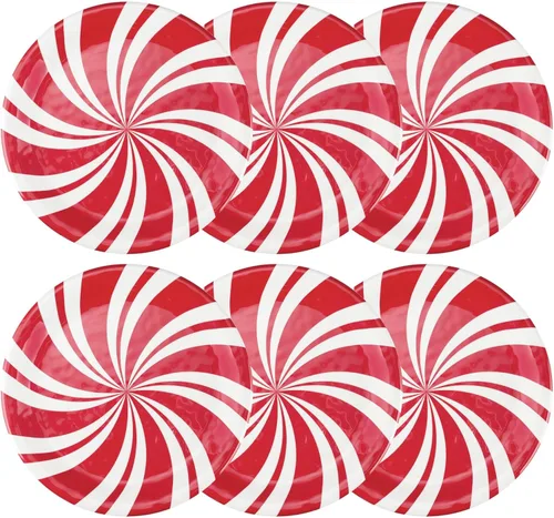 Vista 6 de UP ware Flamingo - Juego de platos de ensalada de melamina con forma de flor para risotto, pasta y ensalada, sin BPA, aptos para lavavajillas, rosa