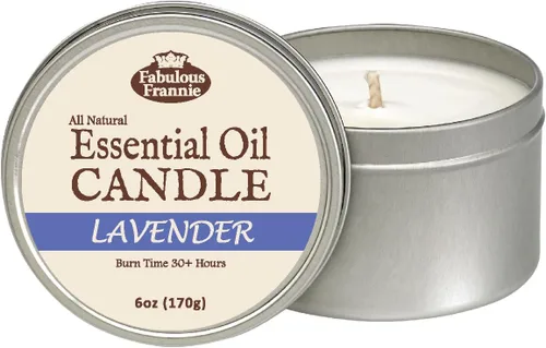 Vista 7 de Fabulous Frannie Anxious Aromatherapy - Velas de soja totalmente naturales con mecha de algodón, aroma de aceite esencial de alto puro, 40 horas