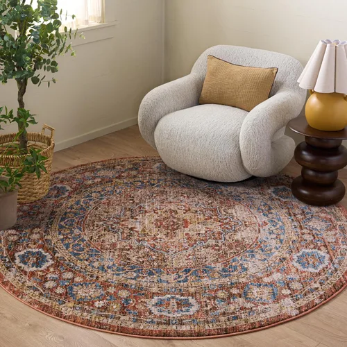 Vista 14 de Safavieh Bijar Collection BIJ652A - Alfombra de área tradicional oriental vintage marrón (Brown / Rust)