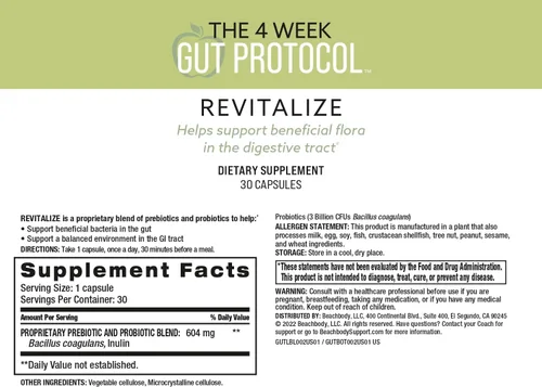 Vista 2 de BODi Suplementos para la salud intestinal - Protocolo intestinal de 4 semanas revitaliza y optimiza - Mezcla de probióticos y enzimas para la salud