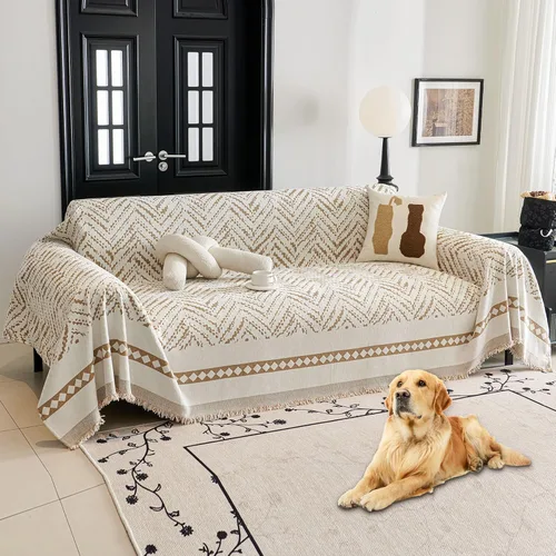 Vista 11 de HAOMAIJIA Funda de sofá antideslizante para sofá de 2 cojines, fundas de sofá seccionales lavables para perros y mascotas, protector de muebles