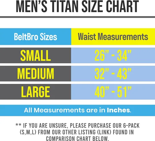 Vista 2 de BeltBro Titan - Cinturón elástico sin hebilla para hombre se adapta a trabillas de cinturón de 15 pulgadas cómodo y fácil de usar