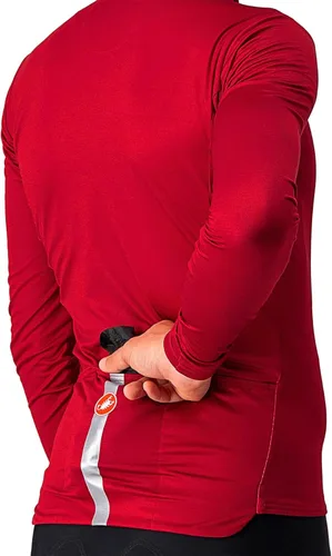 Vista 9 de CASTELLI Chaleco elástico Squadra para hombre, resistente al viento, cremallera completa con cuello alto para ciclismo de carretera y grava I