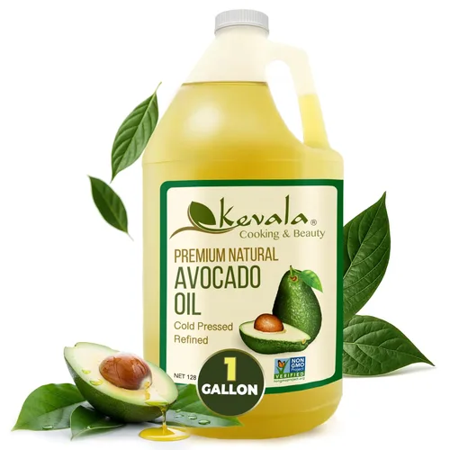 Vista 11 de Aceite de aguacate Kevala, refinado, 8 onzas