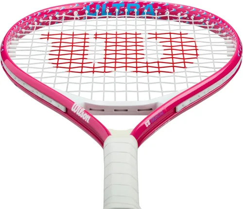 Vista 4 de Wilson Ultra Power - Raqueta de tenis recreativa junior de 23 pulgadas, color rosa/blanco/azul