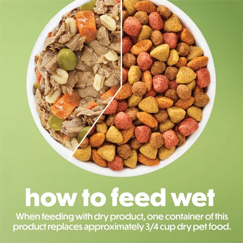 Vista 9 de Purina Beneful Trozos combinados, alimento húmedo para perro, 10 onzas. en tubo, paquete de 8