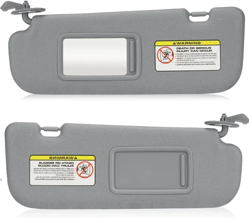Vista 11 de Visera solar para el lado izquierdo del conductor y del pasajero derecho sin luz para Hyundai Elantra 2011 2012 2013 2014 2015, repuesto