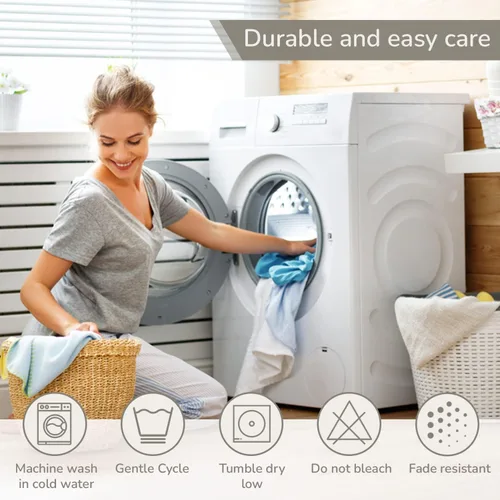 Vista 5 de Funda de edredón de algodón egipcio tamaño King, funda de edredón de alta densidad de hilos, ultra suave y transpirable para todas las estaciones