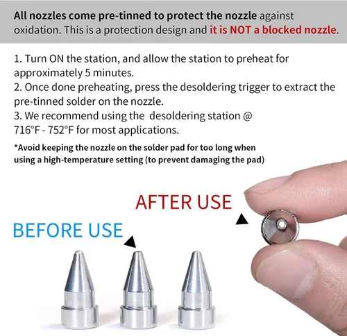 Vista 4 de YIHUA 948 Standard Desoldering Station, 80W, with Auto Shutoff, Variable Precise Temperature (716°F ~ 896°F), ºC/°F display, Sleep Function and More.