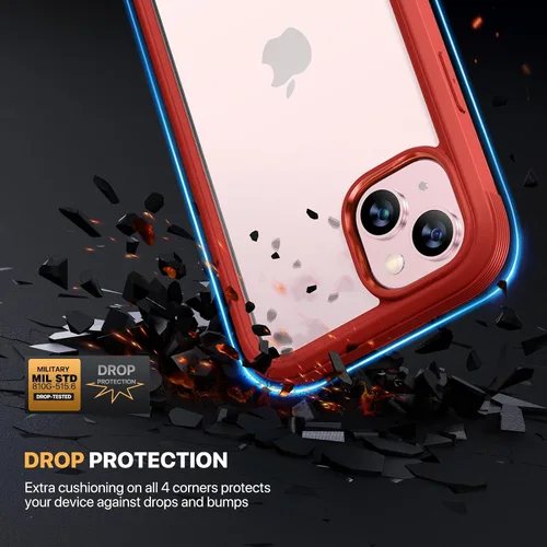 Vista 211 de DIACLARA - Funda transparente compatible con iPhone XR 6.1 pulgadas 2018