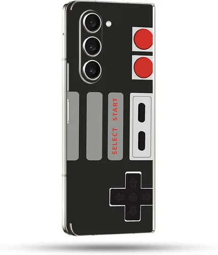 Vista 25 de MightySkins Skin compatible con Samsung Galaxy Z Fold 5 - Puppy Fall Funda protectora de vinilo duradera y única Fácil de aplicar, quitar