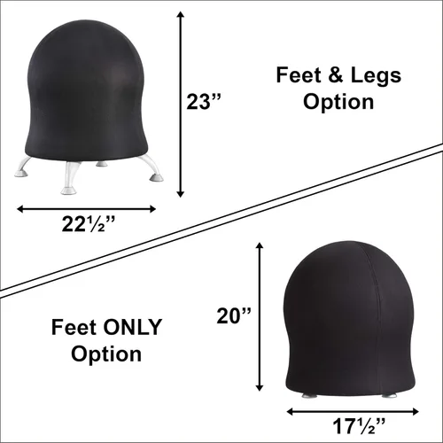 Vista 3 de Safco Products Zenergy - Silla para ejercicios de estabilidad