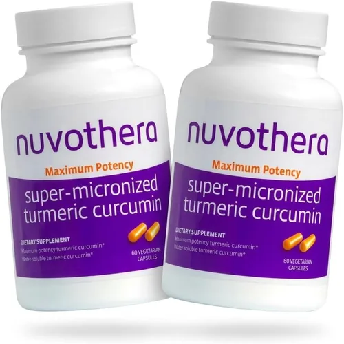 Vista 9 de Nuvothera Cápsulas de cúrcuma supermicronizada – Fórmula avanzada para comodidad digestiva – Alta absorción, sin OMG, veganas – 60 cápsulas