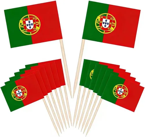 Vista 5 de JAVD CYPS - 100 banderas de palillo de dientes cubano, mini palillo pequeño para cupcakes, banderas cubanas, selecciones de campo, decoración