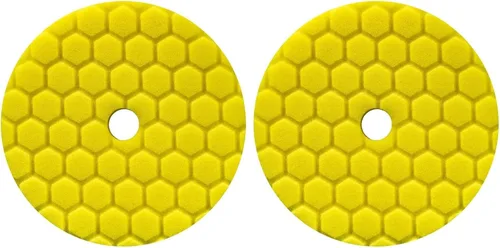 Vista 2 de Almohadilla de corte Chemical Guys con tecnología Hex-Logic Quantum, para corte medio a intenso, 5.5, Negro