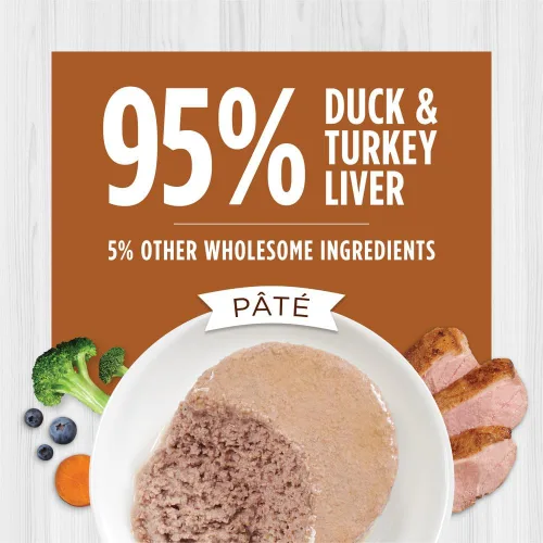 Vista 3 de Instinct Original Paté - Alimento húmedo para gatos, receta sin granos, pato real, 3 onzas (paquete de 24)