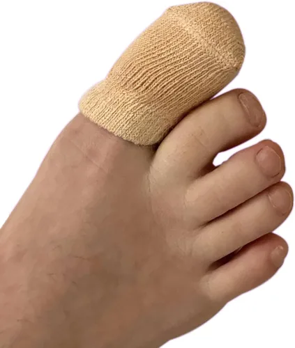 Vista 9 de BOUNCEBACK BIG TOE - Calcetines protectores de algodón suave para uñas encarnadas, úlceras diabéticas, agarre interior antideslizante