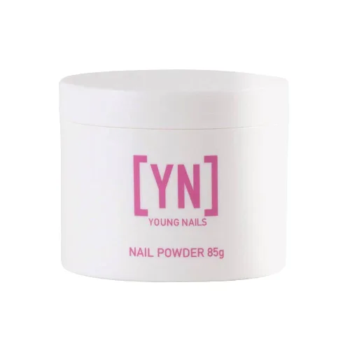 Young Nails Polvo de núcleo acrílico, polvo acrílico autonivelante, polvo acrílico transparente rosa y blanco para extensión de uñas, grado