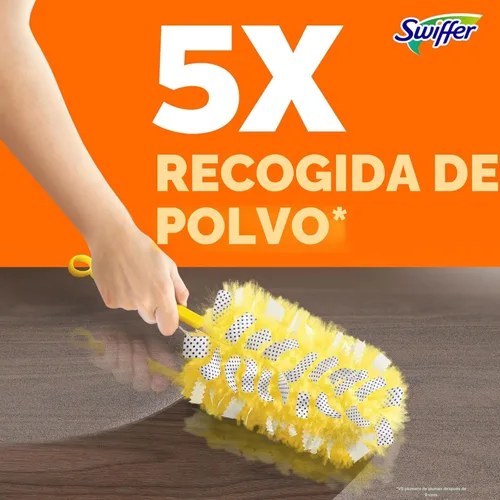 Vista 3 de Swiffer Plumeros de repuesto para limpieza, alternativa desechable de plumas y microfibra, para quitar el polvo de muebles, persianas, ventiladores