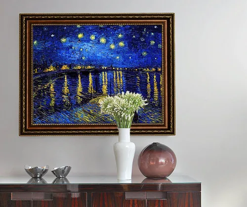 Vista 158 de ELITEART -Van Gogh (12x16, La noche estrellada)