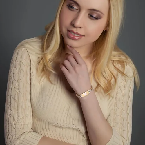 Vista 36 de LinnaLove Lady Medical Alert - Pulseras médicas de acero inoxidable para mujer, 7.5 pulgadas