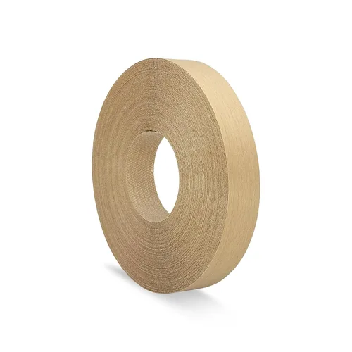 Vista 8 de Banda de borde de chapa de madera de abedul de 5/8 pulgadas x 25 pies, cinta adhesiva prepegada para bordes, plancha, rollo de tira flexible