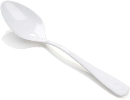 Vista 23 de Restaurantware Mini cucharas de 4 pulgadas, 100 cucharas pequeñas desechables, par de alta resistencia con aperitivos o postres, cucharas de muestra