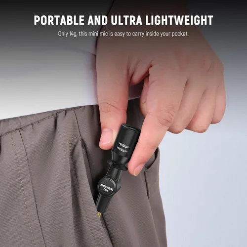 Vista 8 de NEEWER Mini micrófono omnidireccional TRS de 0.138 in para cámara réflex digital grabadora Vlog Podcast entrevista, compatible con Rode Wireless GO