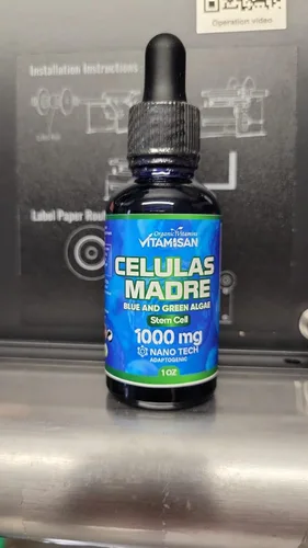 Vista 2 de Celulas Madres Soporte de células madre, a base de plantas, mezcla de adaptógenos, cordyceps, Rhodiola Rosea, Afa, astrágalo, complejo B, Reishi