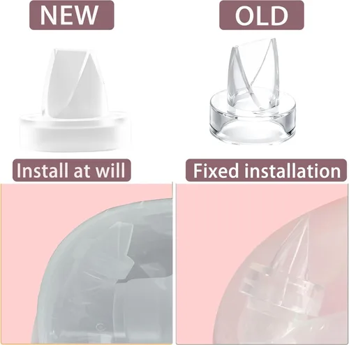 Vista 5 de Válvula de pico de pato S9/S12/S9pro/S12pro y diafragma de silicona, compatible con NaNaLazy/TSRETE/momcozy accesorios de piezas de repuesto