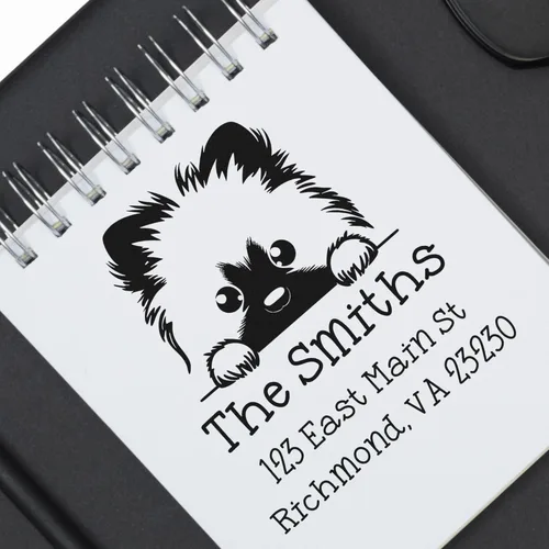 Vista 78 de Sello de alta calidad para cachorros Airedale Terrier – Sello de dirección personalizado – Ideal para los amantes de los perros – Elección de 5