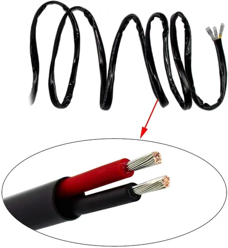 Vista 2 de Kit de arnés de cableado de doble color/haz alto y bajo con control remoto DC12V Máximo 300W 40A Luces LED Cable de núcleo de 14AWG Arnés