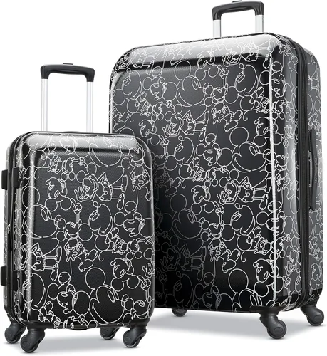 AMERICAN TOURISTER Disney - Equipaje rígido con spinners Mickey Mouse Scribbler Multiface Equipaje duro con spinners de Disney